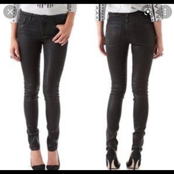 Habitual Pants - Habitual Size 24 Shimmer Black Green Skinny Leg